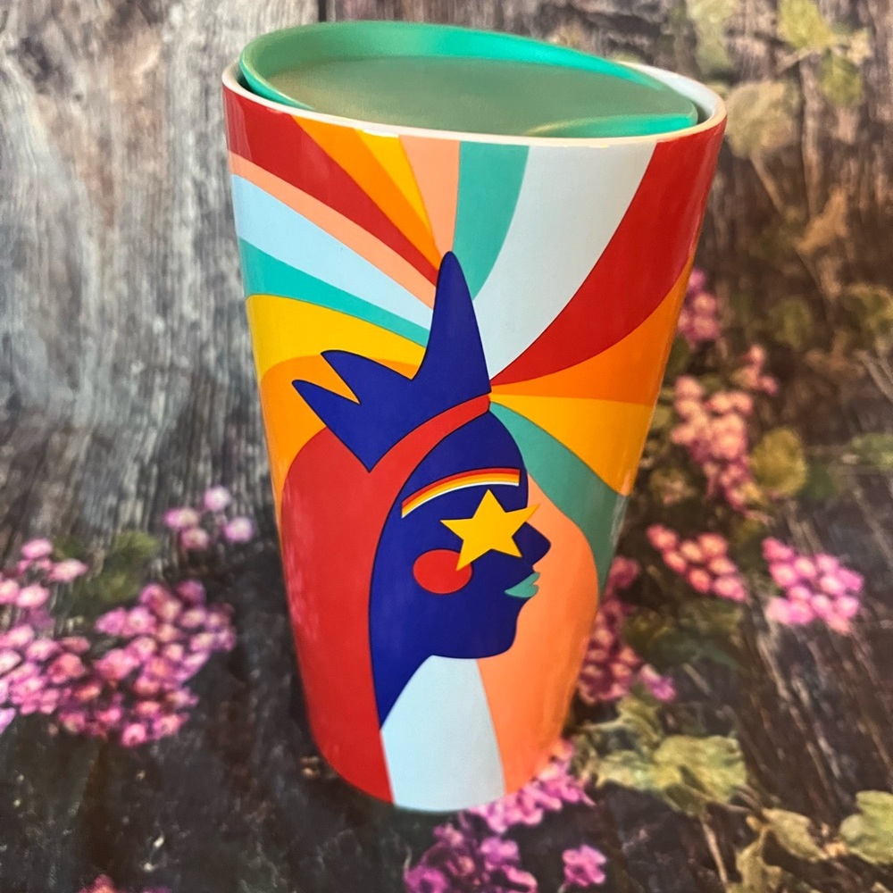 Starbucks 2020 Pride Siren Rainbow Target Exclusive Ceramic Tumbler 12 oz